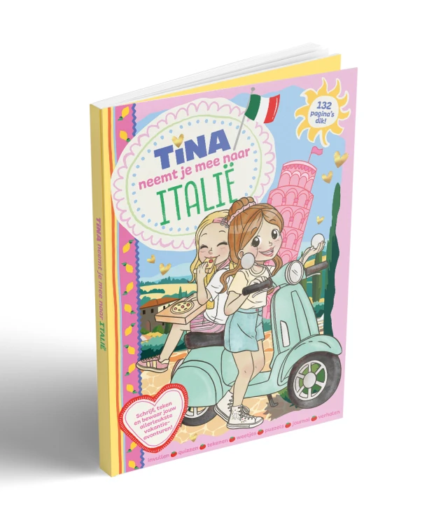Tina neemt je mee naar Italië – boek cover