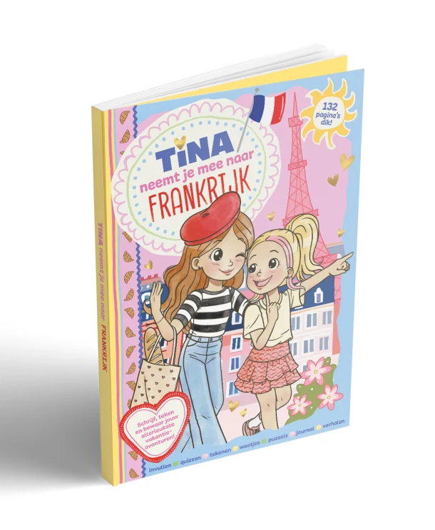 Tina neemt je mee naar Frankrijk – boek cover