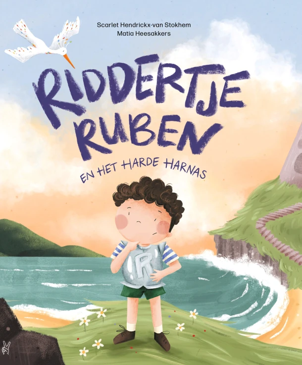 Riddertje Ruben en het harde harnas – Scarlet Hendrickx-van Stokhem – boek cover