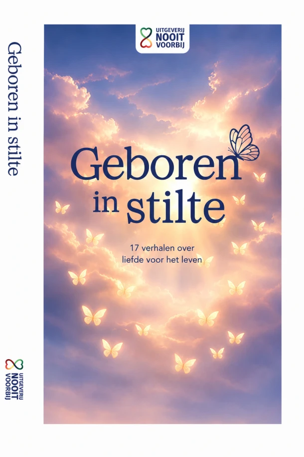 Geboren in stilte – Stichting Nooit Voorbij – boek cover