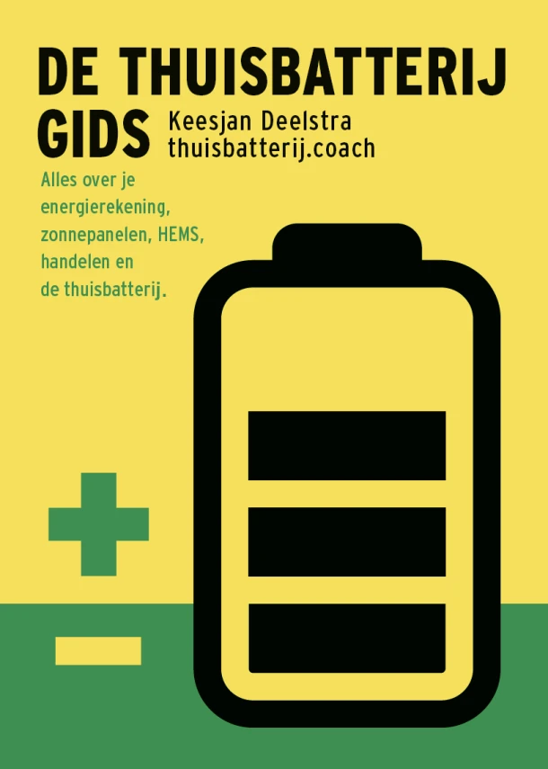 De Thuisbatterij Gids – Keesjan Deelstra – boek cover
