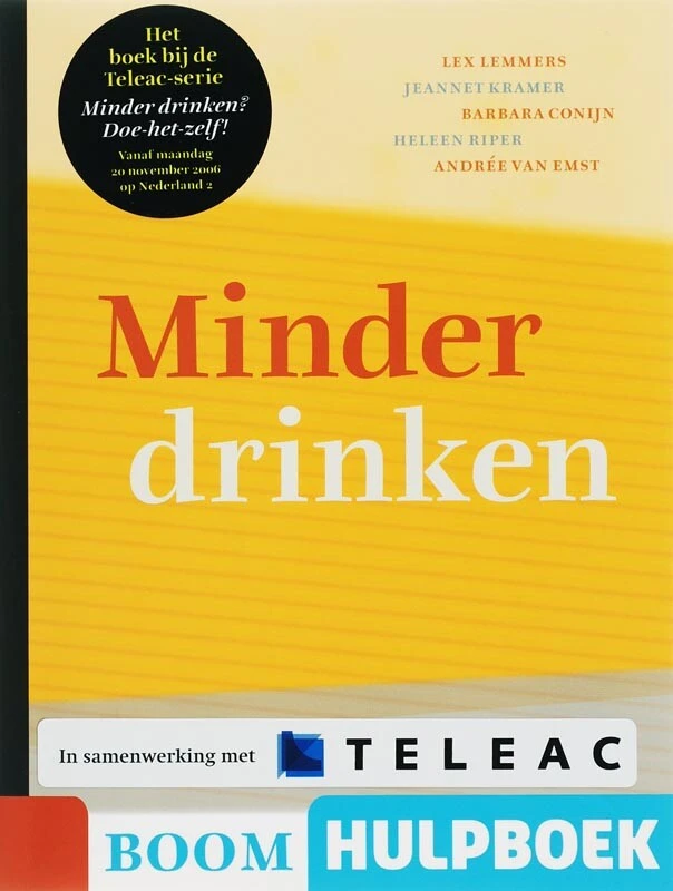 Minder drinken – boek cover