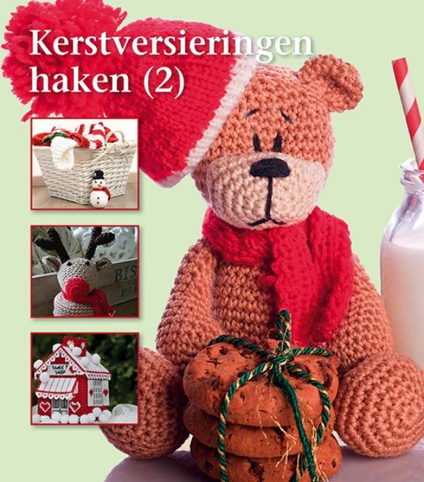 Kerstversieringen haken 2 – Ina van Ek – boek cover
