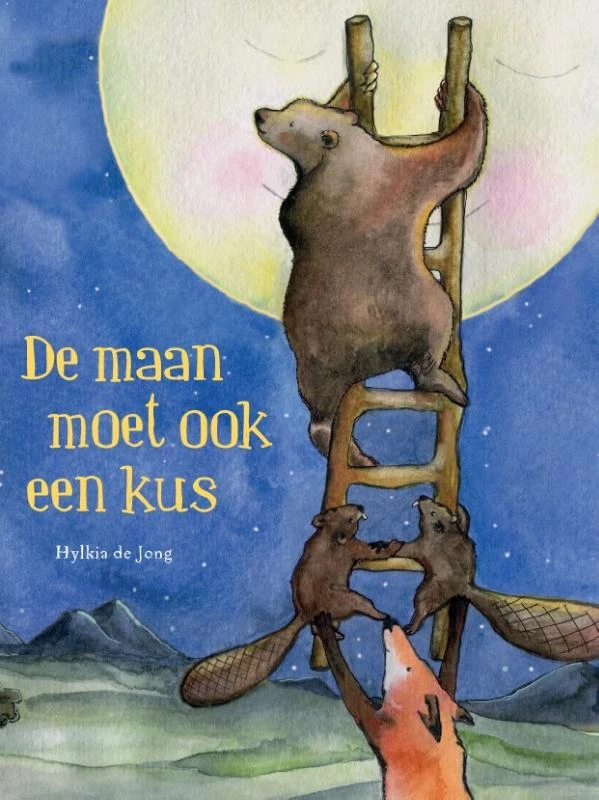 De maan moet ook een kus – Hylkia de Jong – boek cover