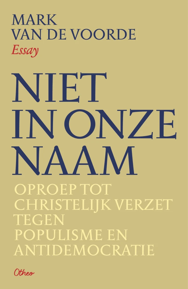 Niet in onze naam – boek cover