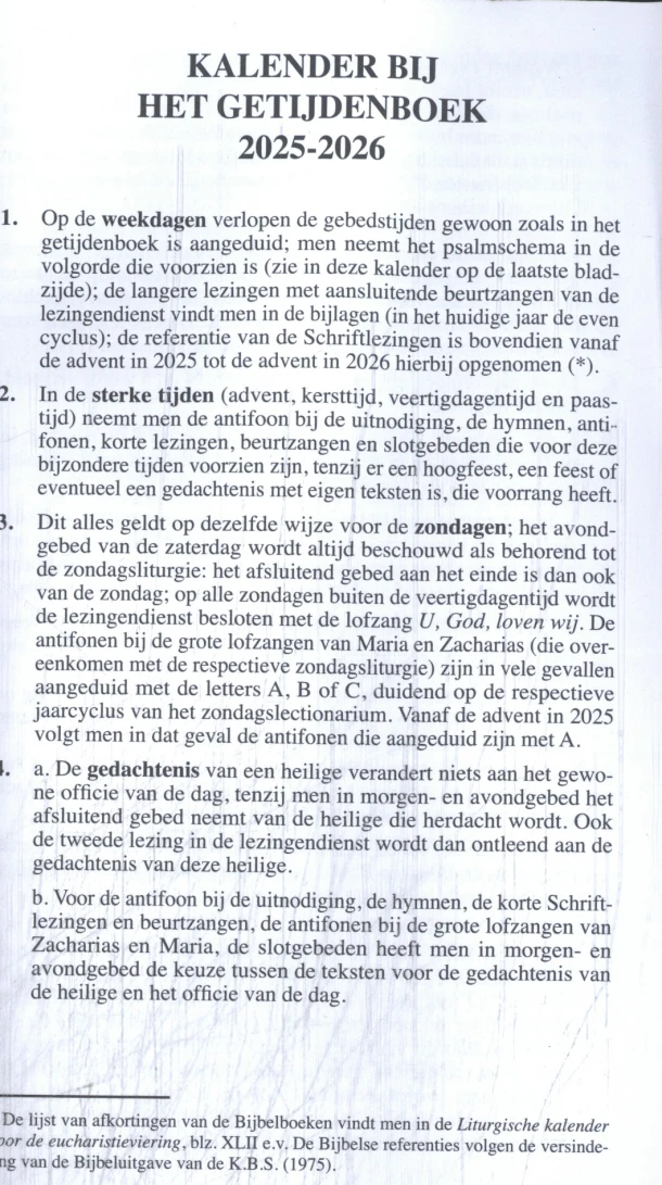 Kalender bij het getijdenboek – boek cover