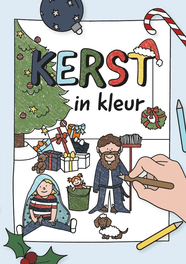 Kerst in kleur – boek cover