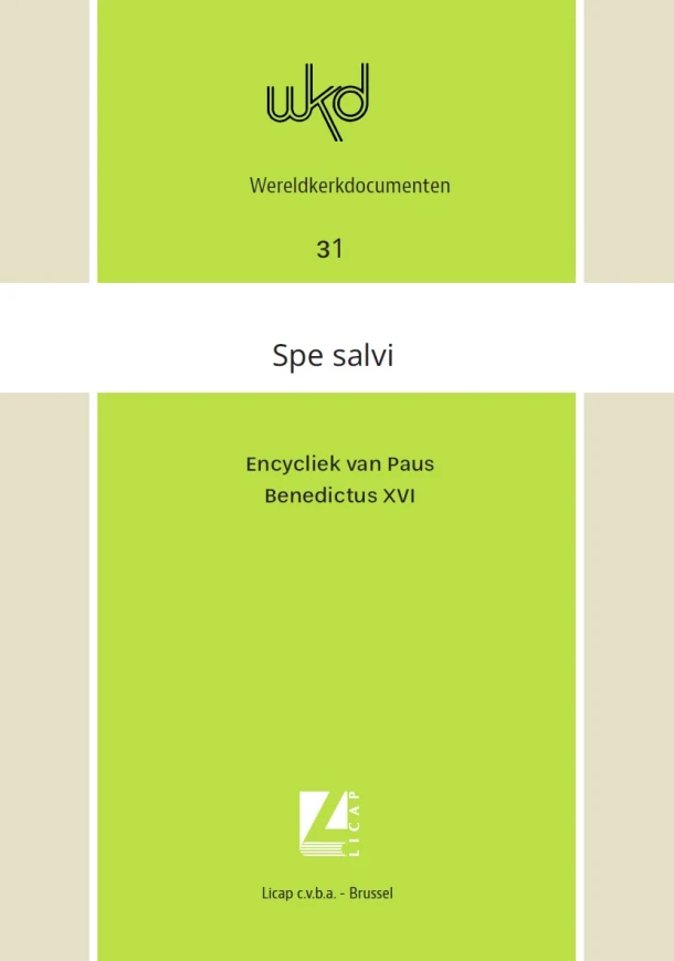 Spe salvi – Paus Benedictus XVI – boek cover
