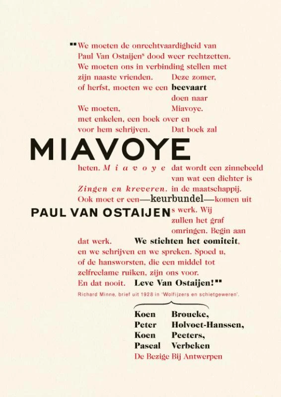 Miavoye – Koen Peeters – boek cover