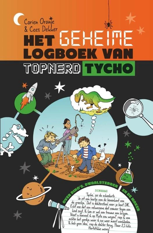 Het geheime logboek van topnerd Tycho – Corien Oranje – boek cover