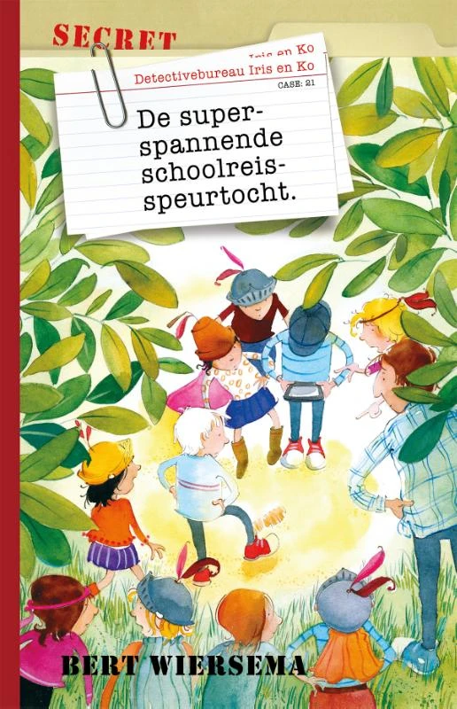 De superspannende schoolreisspeurtocht – Bert Wiersema – boek cover