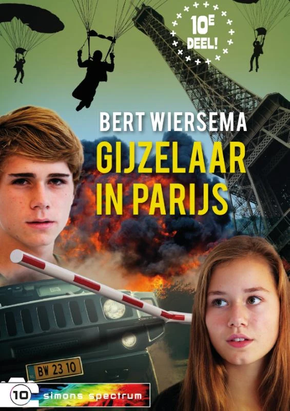Gijzelaar in Parijs – Bert Wiersema – boek cover
