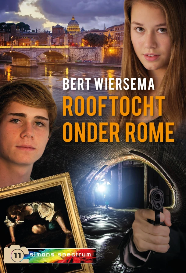 Rooftocht onder Rome – Bert Wiersema – boek cover