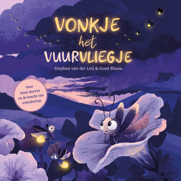 Vonkje het vuurvliegje – Stephen van der Leij – boek cover