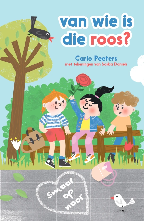Van wie is die roos? – Carlo Peeters – boek cover