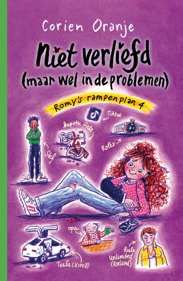 Niet verliefd (maar wel in de problemen) – Corien Oranje – boek cover