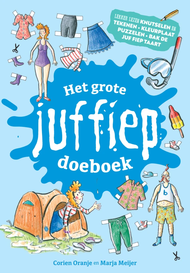 Het grote juf Fiep doeboek – Corien Oranje – boek cover