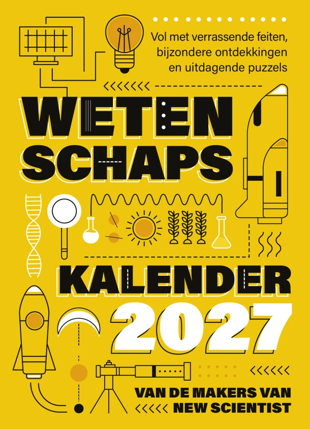 Wetenschapskalender 2027 – New Scientist – boek cover