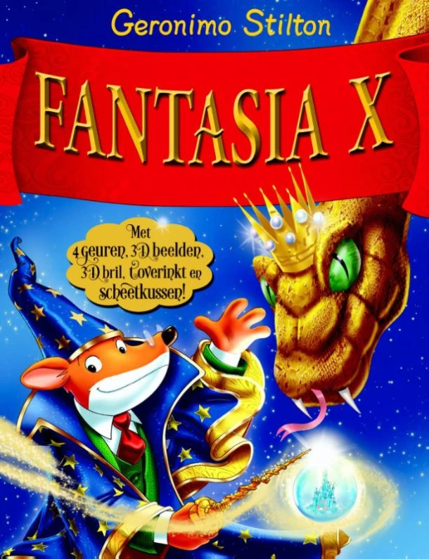 Fantasia X – Geronimo Stilton – boek cover