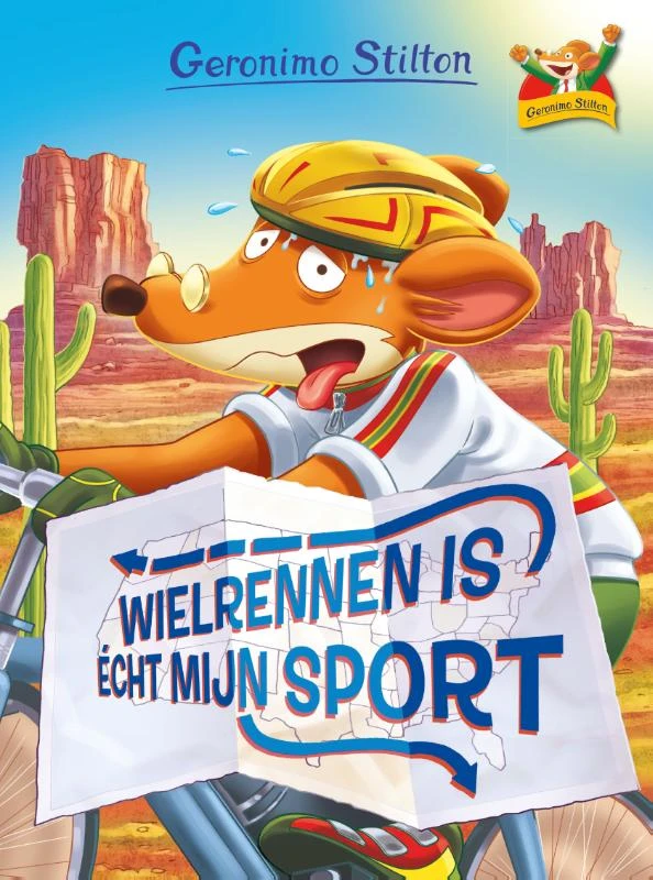 Wielrennen is echt mijn sport – Geronimo Stilton – boek cover