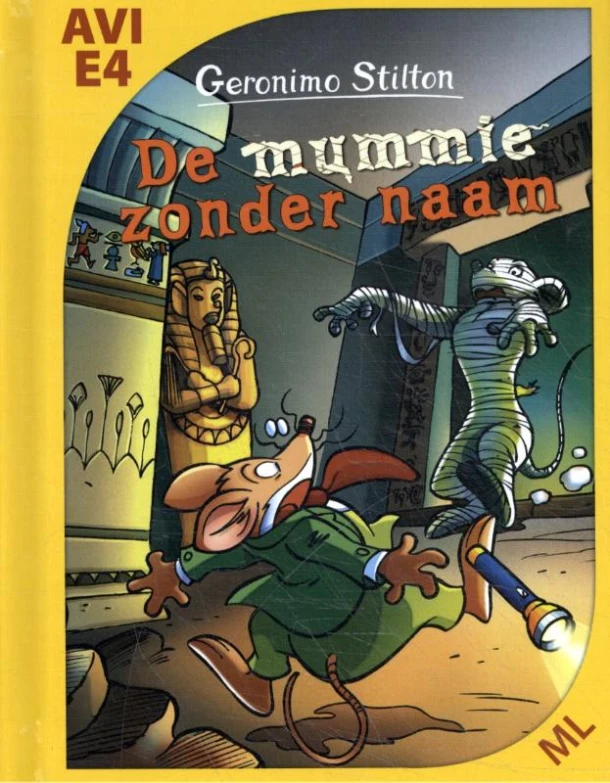 De mummie zonder naam – Geronimo Stilton – boek cover