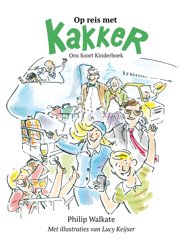 Op reis met Kakker – Philip Walkate – boek cover