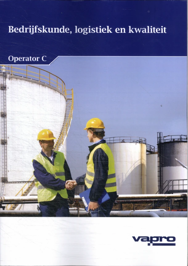 Bedrijfskunde, logistiek en kwaliteit voor operator C – Corporatie – boek cover