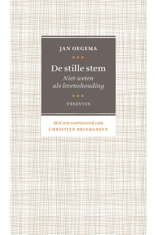 De stille stem – Jan Oegema – boek cover
