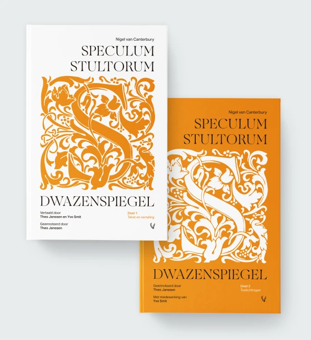 Speculum stultorum: Dwazenspiegel Deel 1 en 2 (set) – Nigel van Canterbury – boek cover