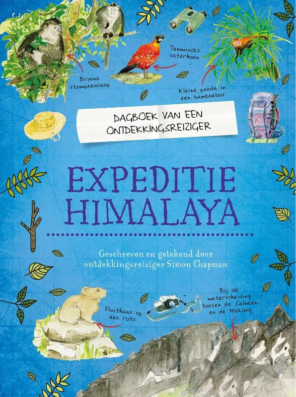 Expeditie Himalaya – Simon Chapman – boek cover