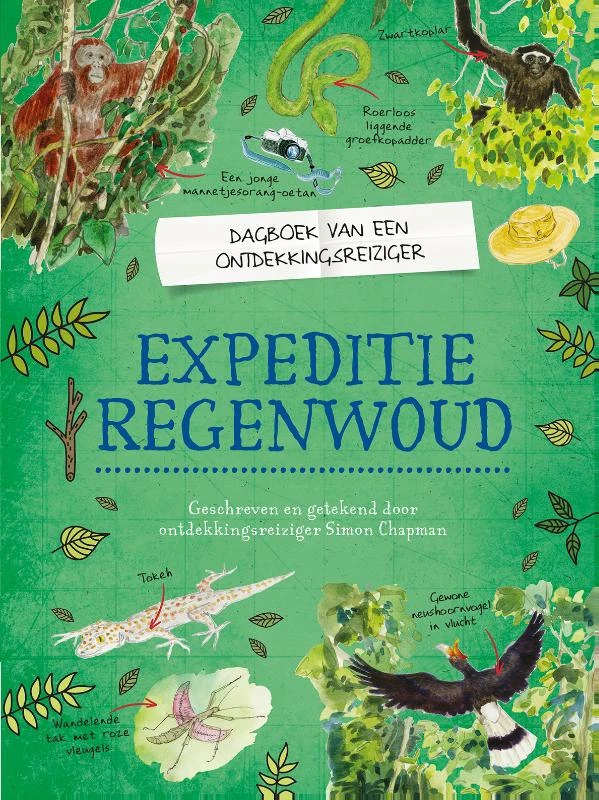 Expeditie Regenwoud – Simon Chapman – boek cover