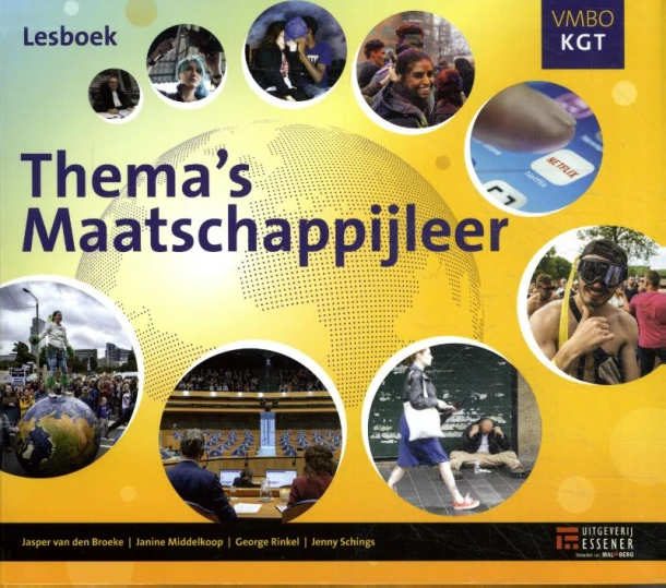 Thema‘s Maatschappijleer voor VMBO kgt-niveau – Janine Middelkoop – boek cover