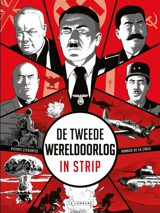 De Tweede Wereldoorlog in strip – boek cover