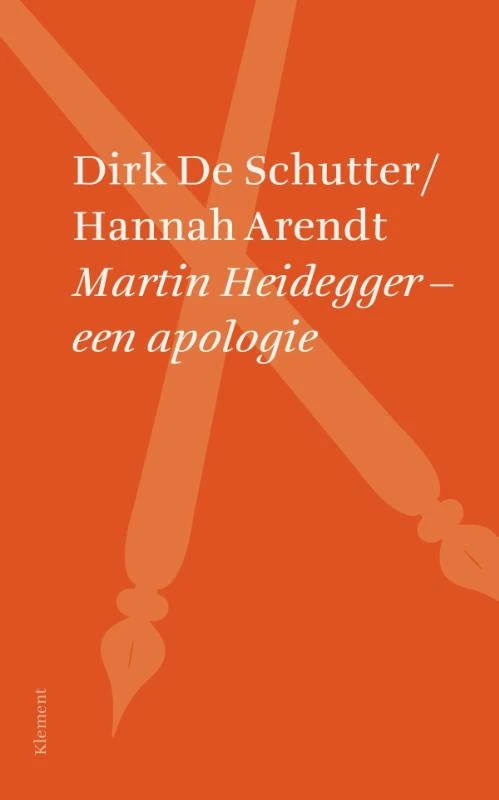 Martin Heidegger ¿ een apologie – Dirk De Schutter – boek cover