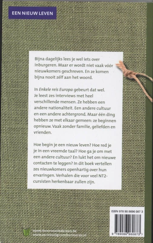 Enkele reis Europa – Willemijn Steutel – boek cover