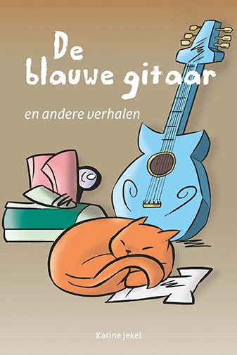 De blauwe gitaar – Karine Jekel – boek cover