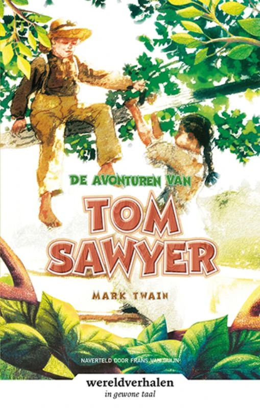 De avonturen van Tom Sawyer – Mark Twain – boek cover