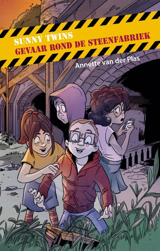 Sunny Twins - Gevaar rond de steenfabriek – Annette van der Plas – boek cover