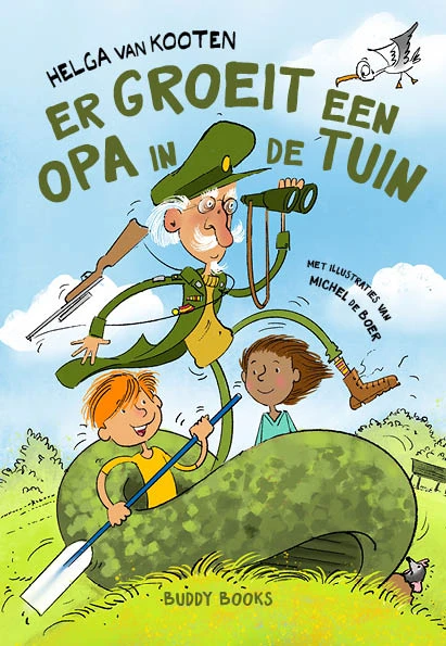 Er groeit een opa in de tuin – Helga van Kooten – boek cover