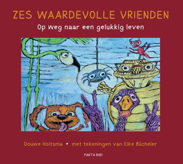 Zes waardevolle vrienden – Douwe Hoitsma – boek cover