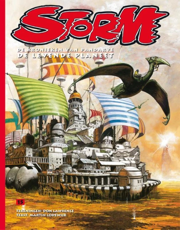 De levende planeet – Don Lawrence – boek cover