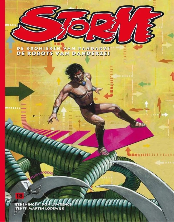 De robots van Danderzei – Don Lawrence – boek cover