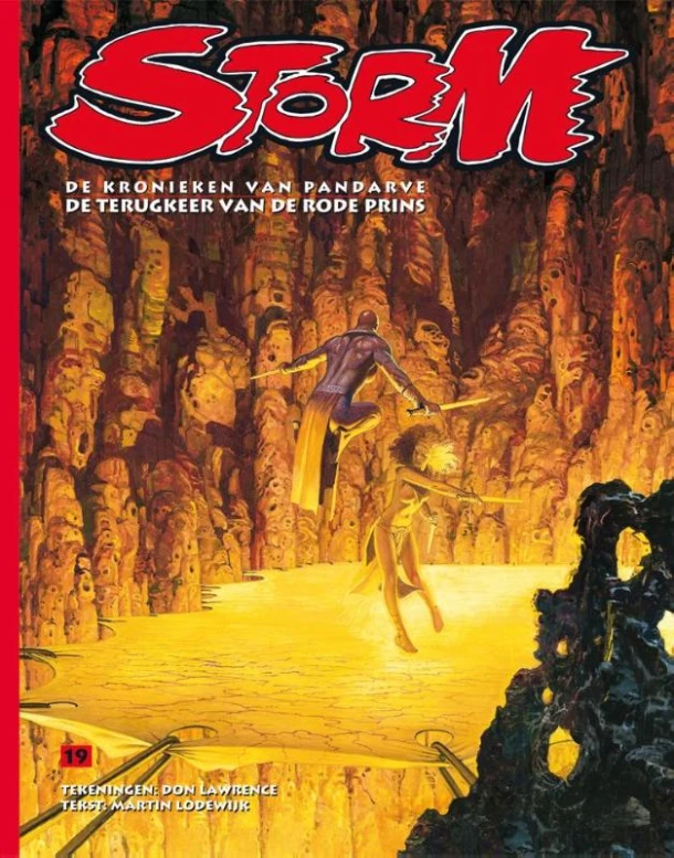 De terugkeer van de rode prins – Don Lawrence – boek cover