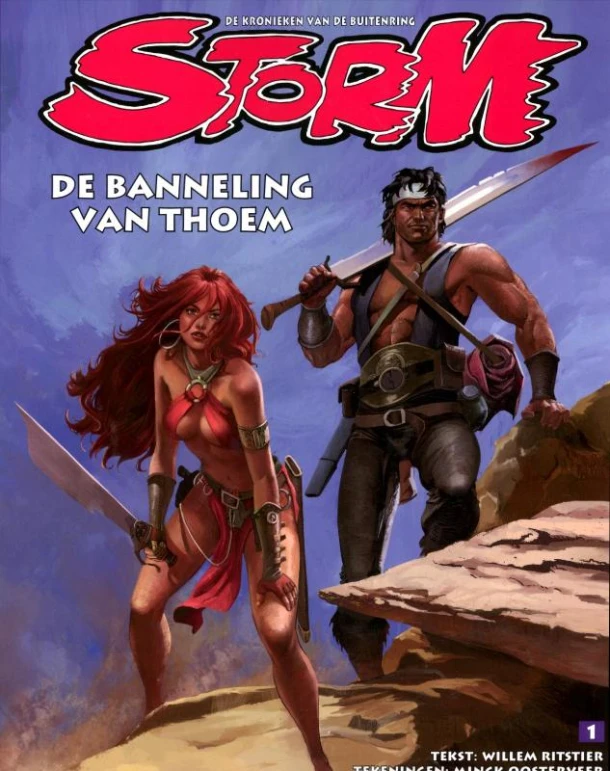 De banneling van Thoem – Willem Ritstier – boek cover