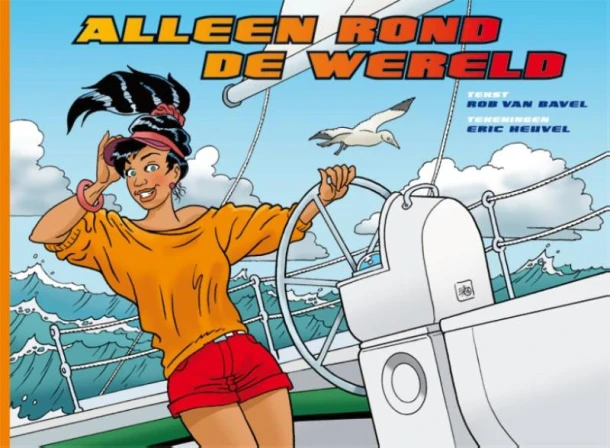 Alleen rond de wereld – boek cover