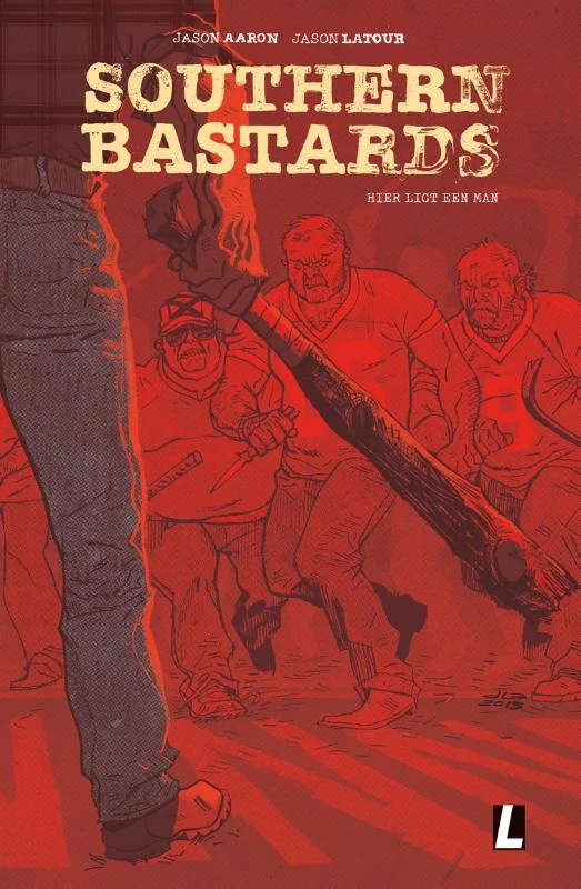 Hier ligt een man – Jason Aaron – boek cover