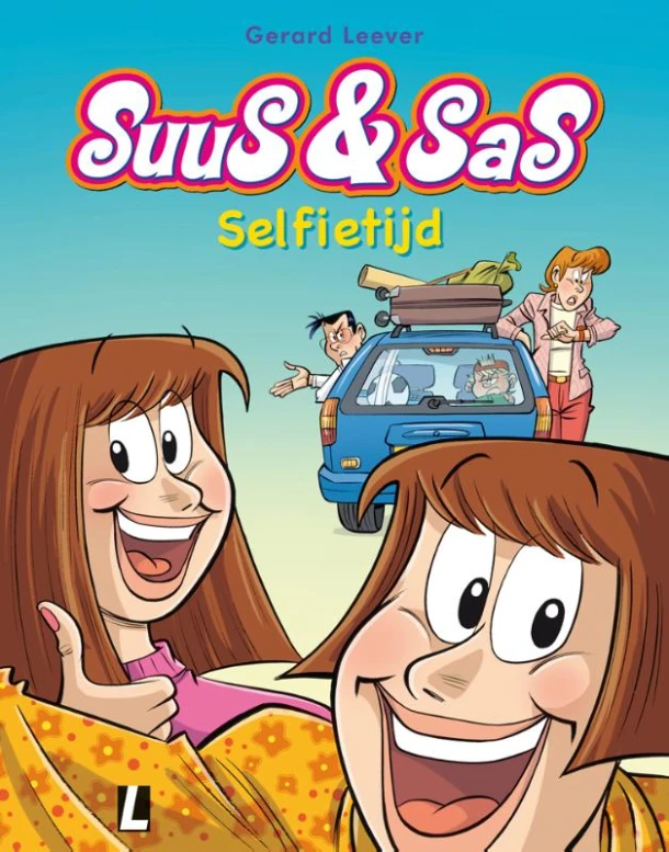 Suus & Sas 18 Selfietijd – Gerard Leever – boek cover