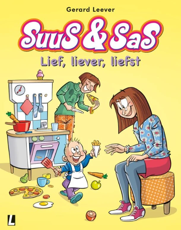 Suus & Sas 21 - Lief, liever, liefst – Gerard Leever – boek cover