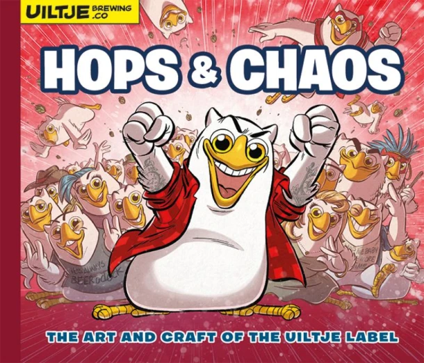 Hops & Chaos - The art and craft of the Uiltje label – John Weich – boek cover