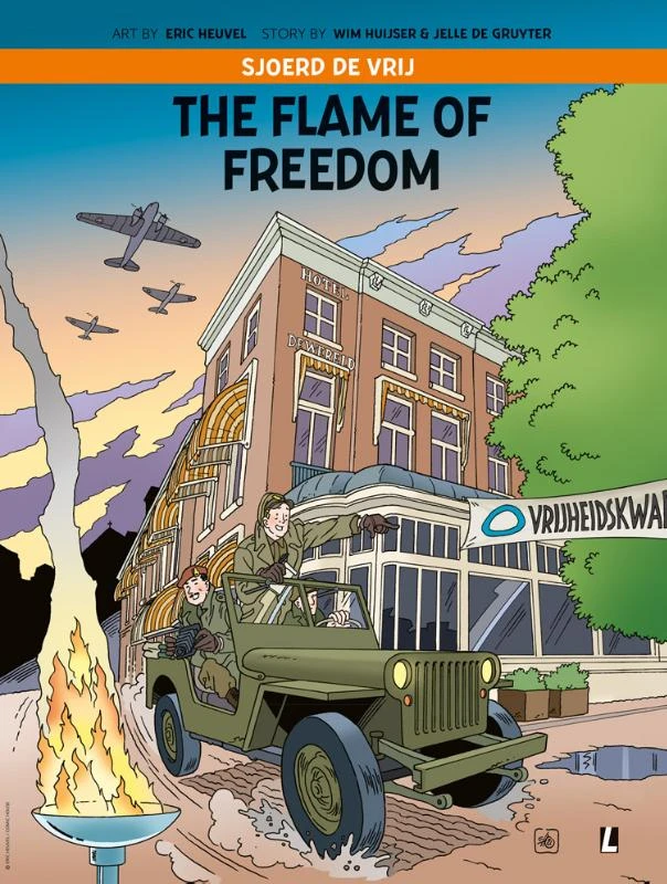 Sjoerd de Vrij - The flame of freedom – Wim Huijser – boek cover
